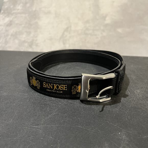 Tee Time Golf Belt Mens 44 Black San Jose Country Club Jacksonville - Picture 1 of 10